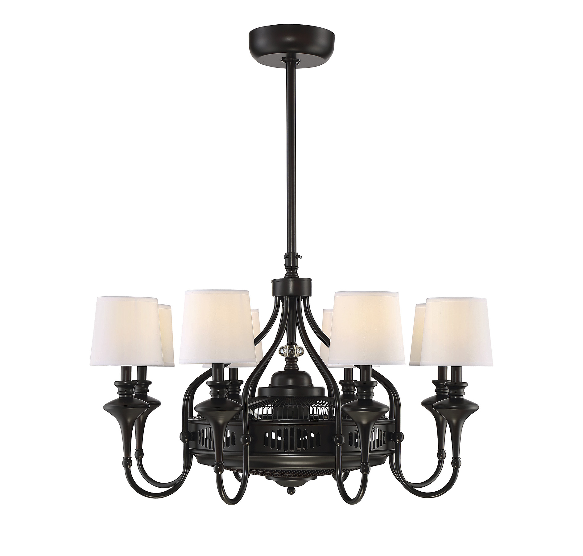 Brisa 8-Light Fandelier in English Bronze - Savoy House 35-328-FD-13