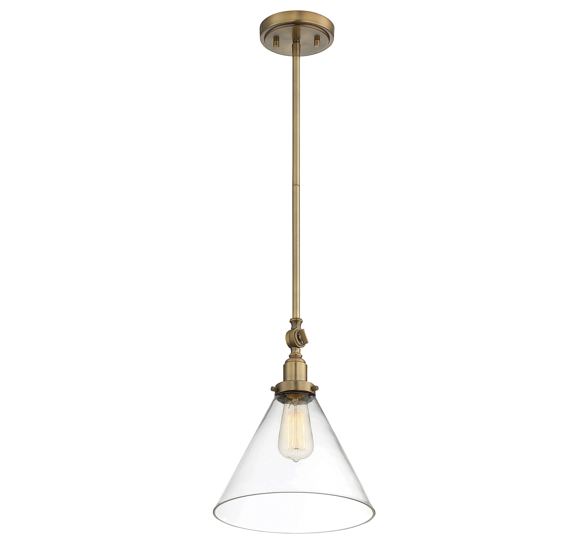 Savoy House Drake 1-Light Mini Pendant with Clear Glass - Picture 20 of 21