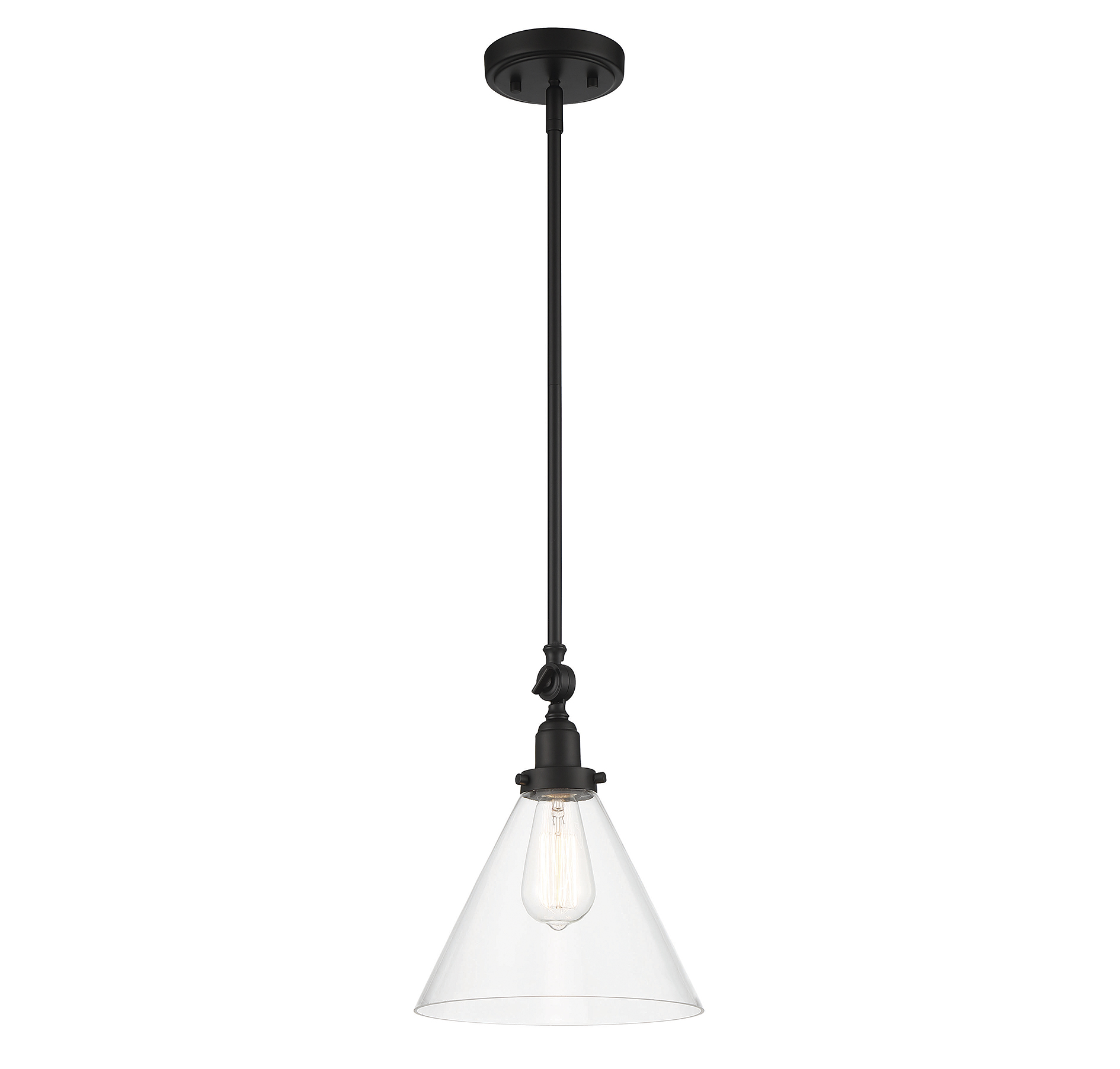 Savoy House Drake 1-Light Mini Pendant with Clear Glass - Picture 10 of 21