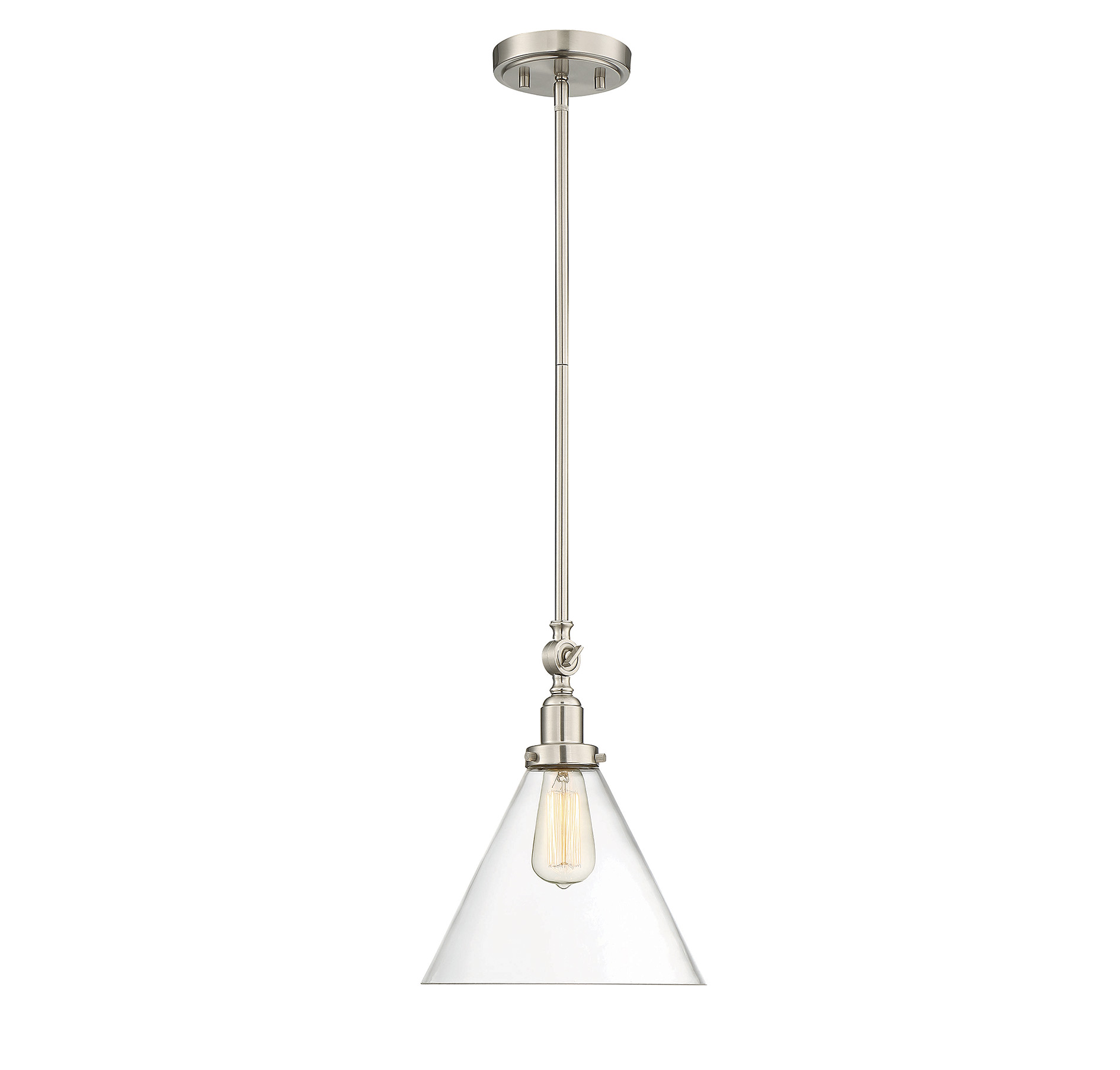 Savoy House Drake 1-Light Mini Pendant with Clear Glass - Picture 15 of 21