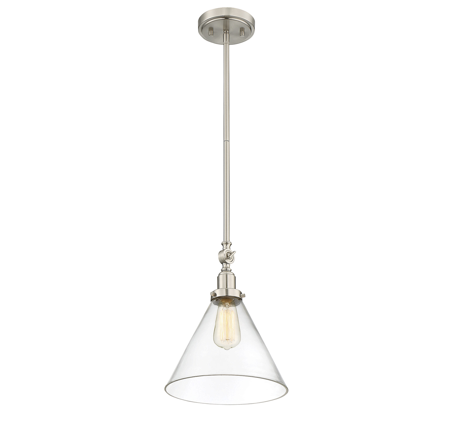 Savoy House Drake 1-Light Mini Pendant with Clear Glass - Picture 16 of 21