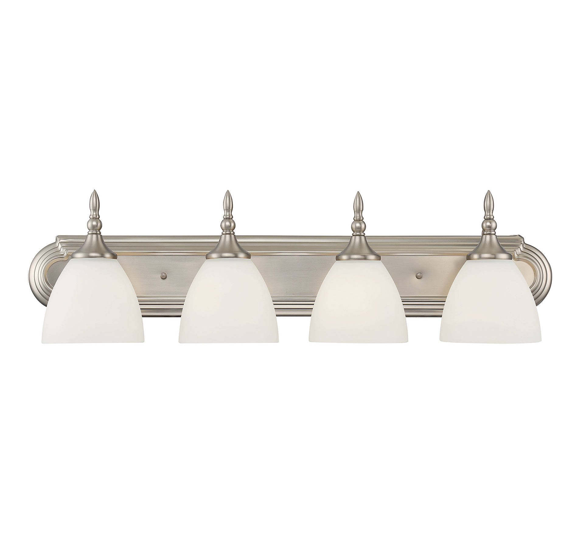 Savoy House Herndon 4-Light Bathroom Vanity Light with White Frosted Glass (30" - Picture 11 of 12
