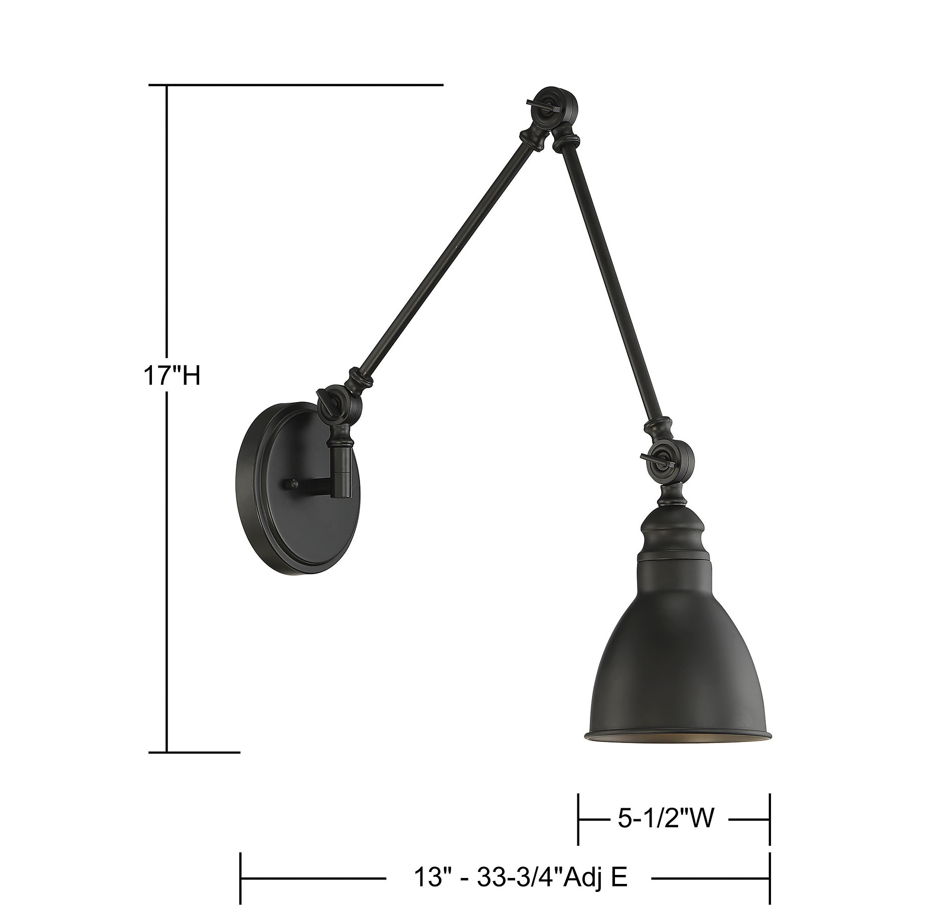 Savoy House Dakota 1-Light Adjustable Wall Sconce - Picture 10 of 12
