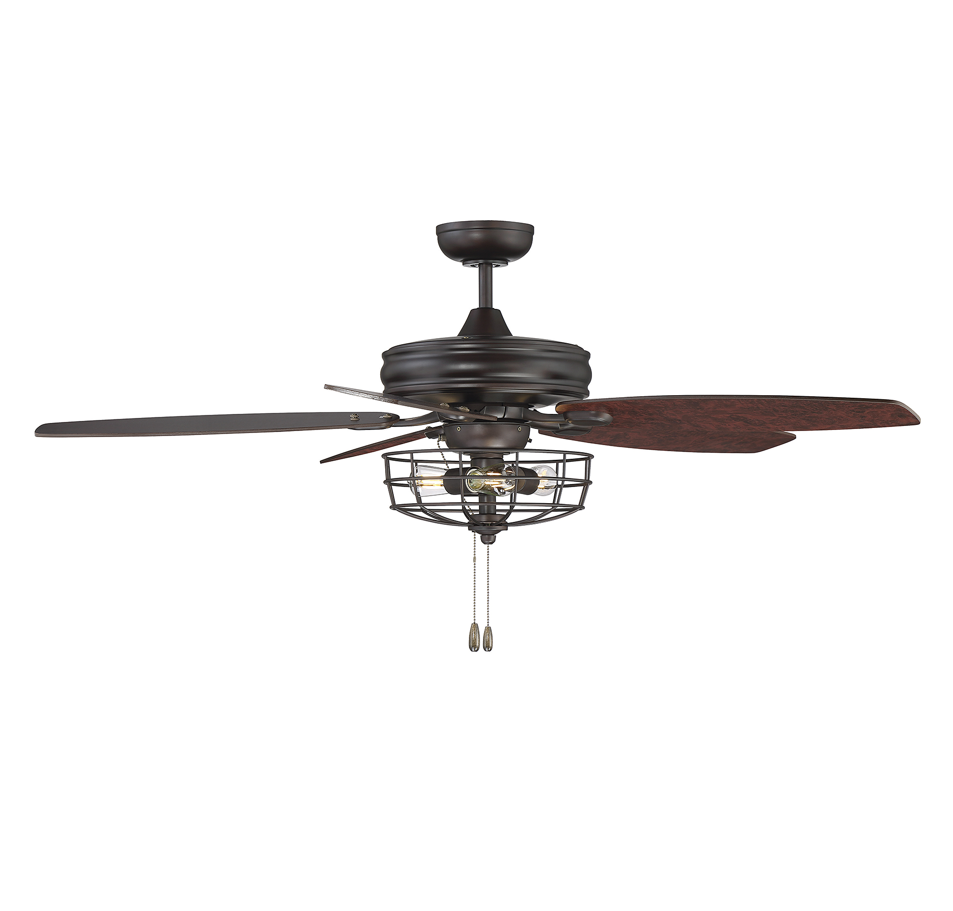 Trade Winds Lighting 3-Light Industrial Style Ceiling Fan - Picture 14 of 19