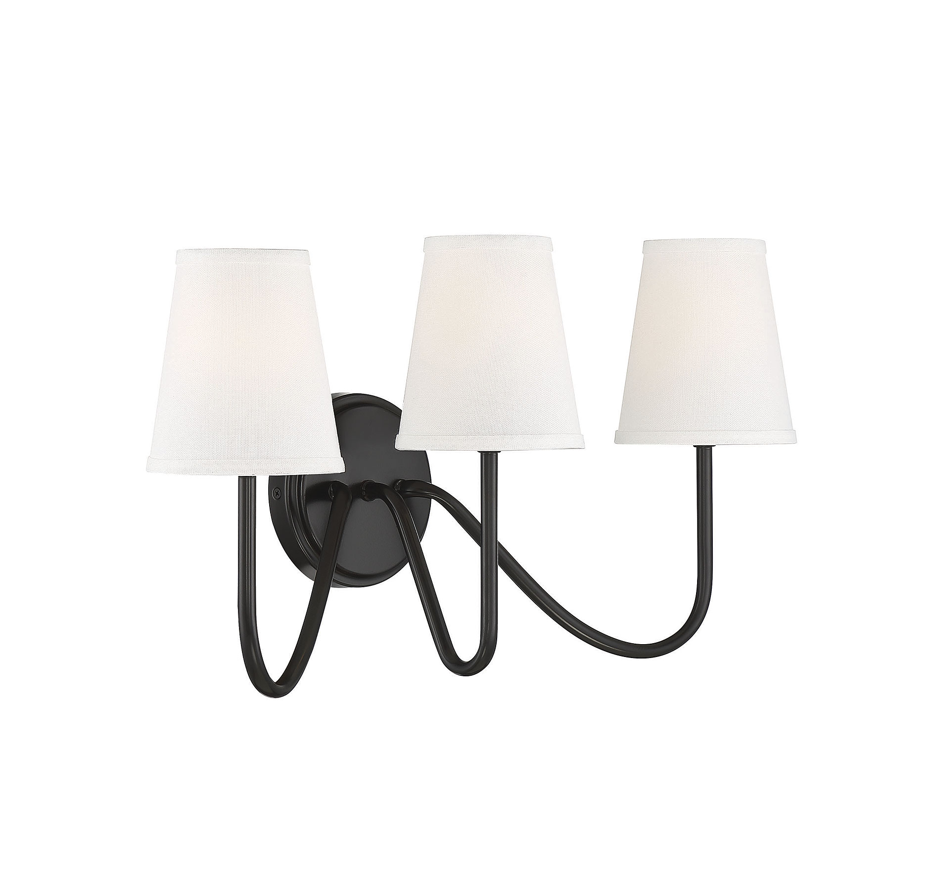 Trade Winds Lighting Madison 3-Light 11" Wall Sconce - Picture 12 of 13