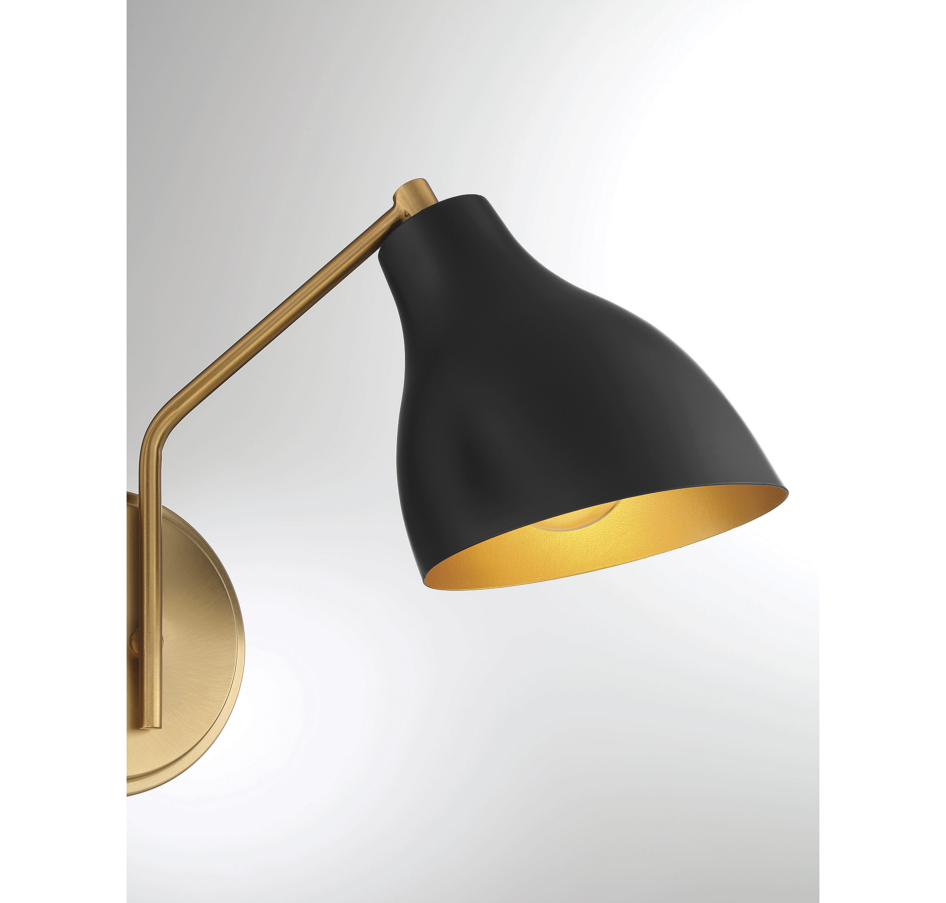 Trade Winds Layla 2-Light Wall Sconce with Natural Brass Accents - Picture 10 of 15