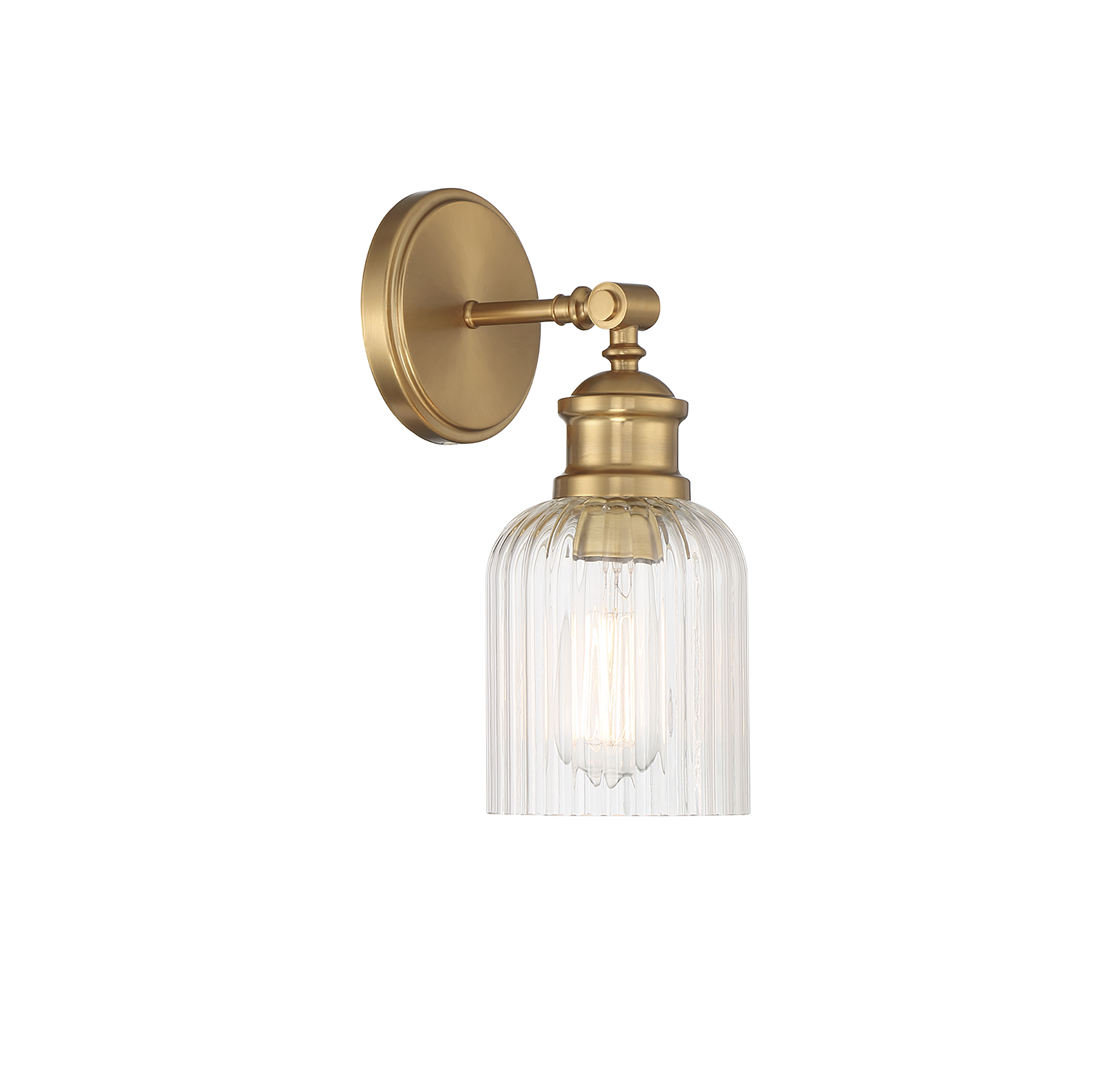 Photos - Chandelier / Lamp Meridian Trade Winds Lighting Trade Winds Harold 1-Light Wall Sconce in Natural Brass - TW92283NB TW92283NB 