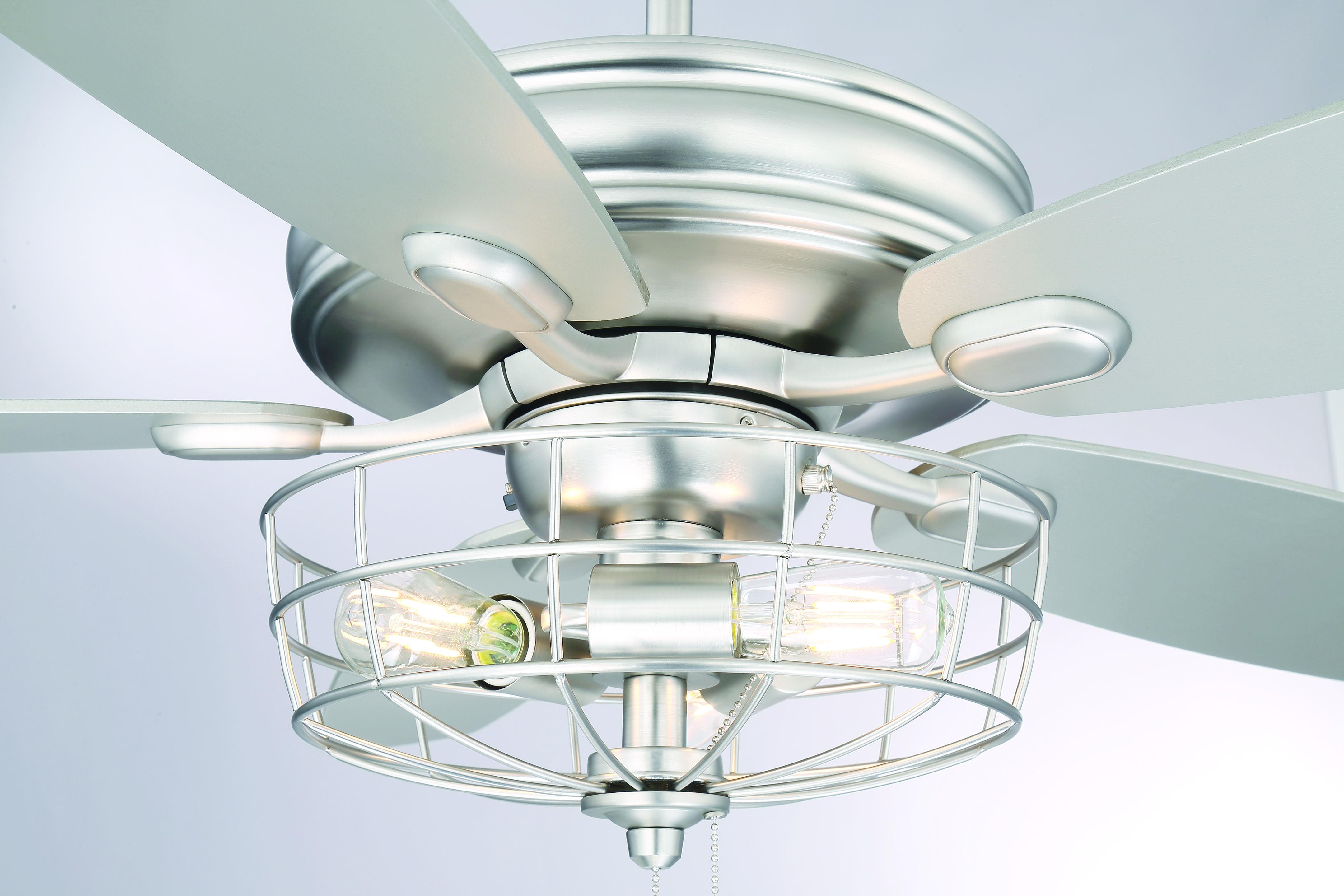 Trade Winds Lighting 3-Light Industrial Style Ceiling Fan - Picture 9 of 19