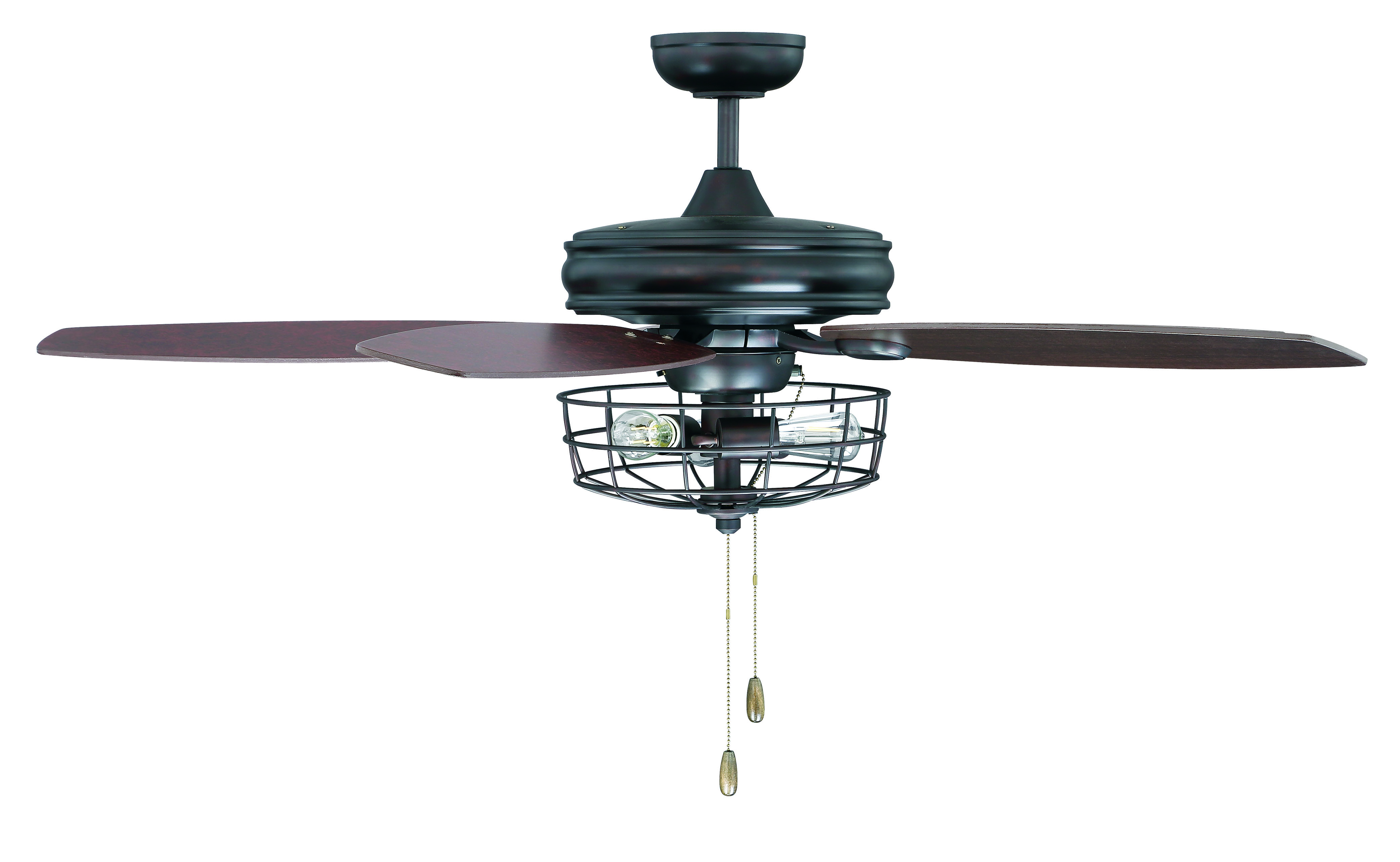 Trade Winds Lighting 3-Light Industrial Style Ceiling Fan - Picture 17 of 19