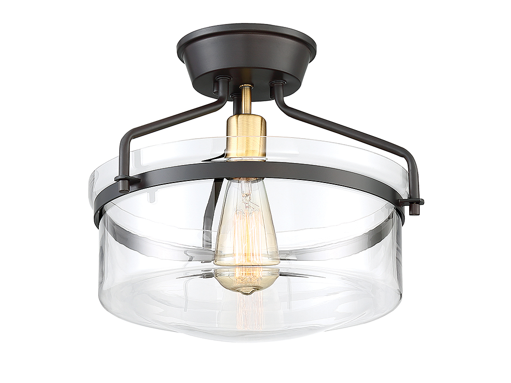 Trade Winds Gardner Semi-Flush Ceiling Light - Picture 25 of 26