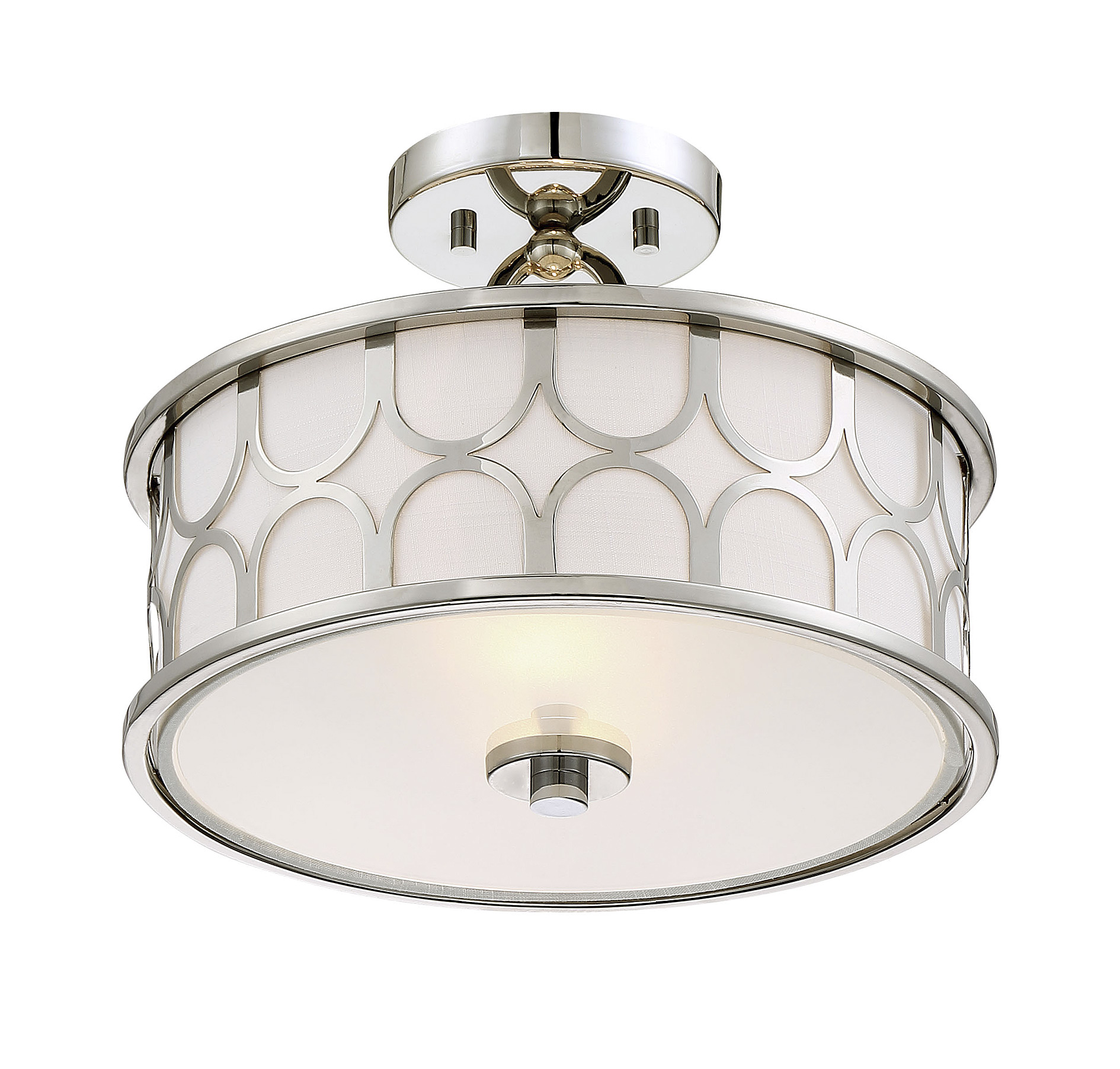 Trade Winds Courtland 2-Light Semi-Flush Ceiling Light - Picture 10 of 10