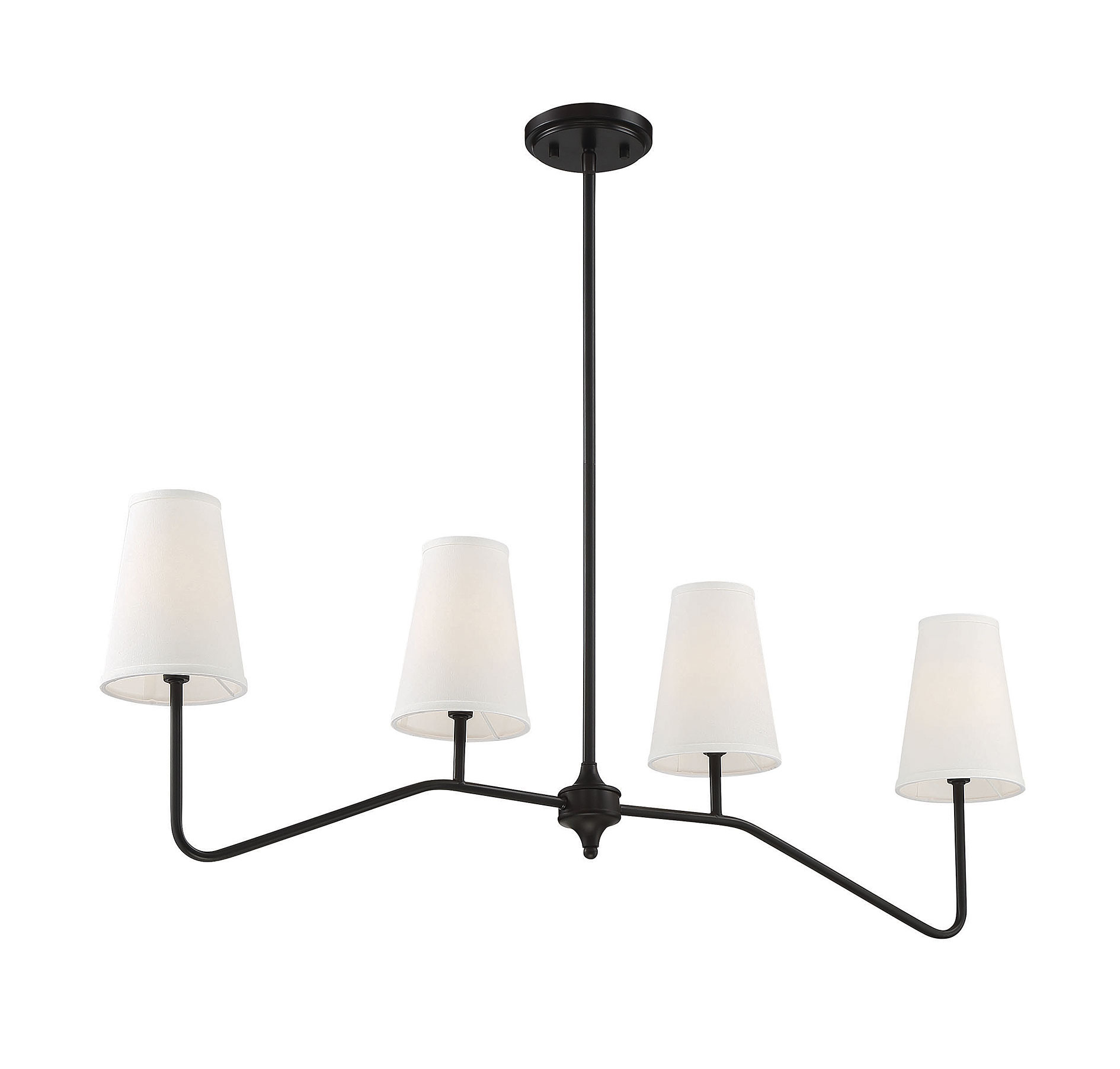 Trade Winds Madison 4-Light 13" Chandelier - Picture 18 of 19