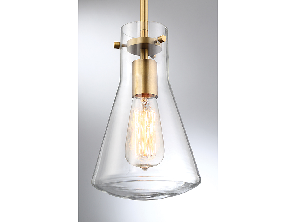 Trade Winds Flask 1-Light Pendant with Clear Glass - Picture 19 of 19