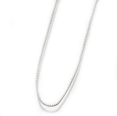 Image of 24 Inch Box Chain - Silver Gray