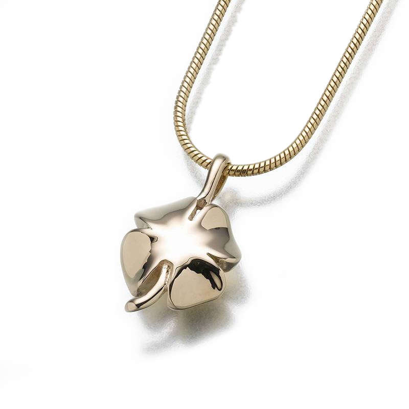 Image of 14K Yellow Gold Clover Pendant, Jewelry