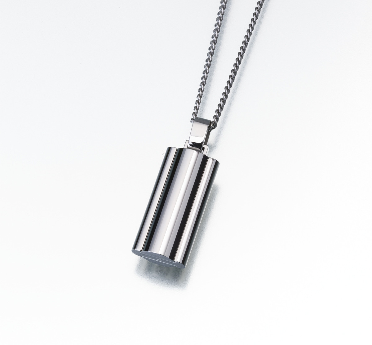 Image of Stainless Steel Urn Jewelry Gray, Urns for Ashes