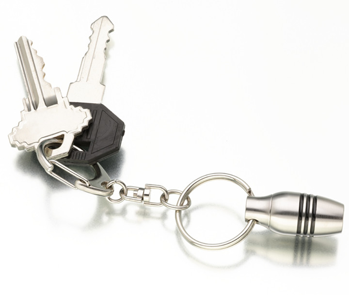 Image of Stainless Steel Urn Pendant Keychain, Jewelry Gray, Urns for Ashes