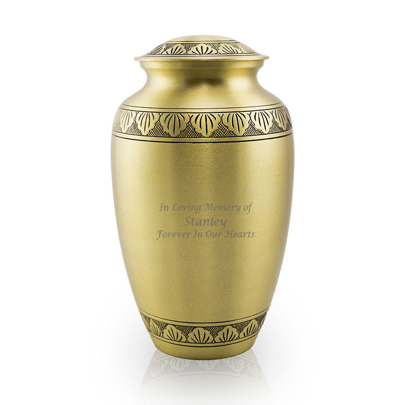 Image of Athena Bronze Cremation Urn - Large Brown, Urns for Ashes