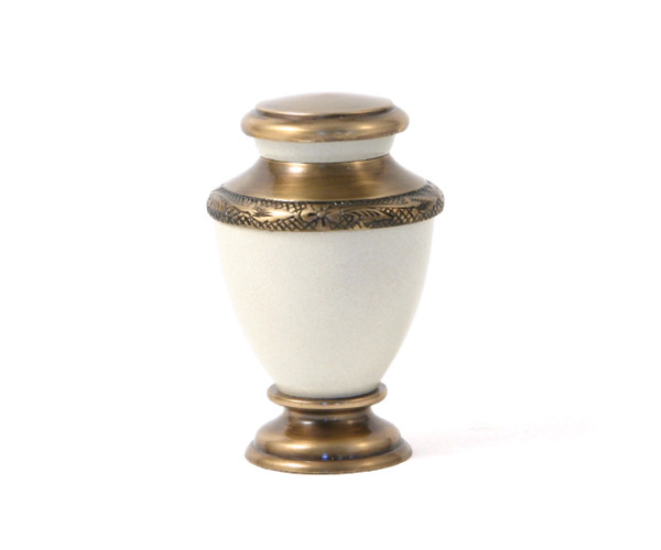 Image of Artisan Pearl Cremation Keepsake, Pearl White