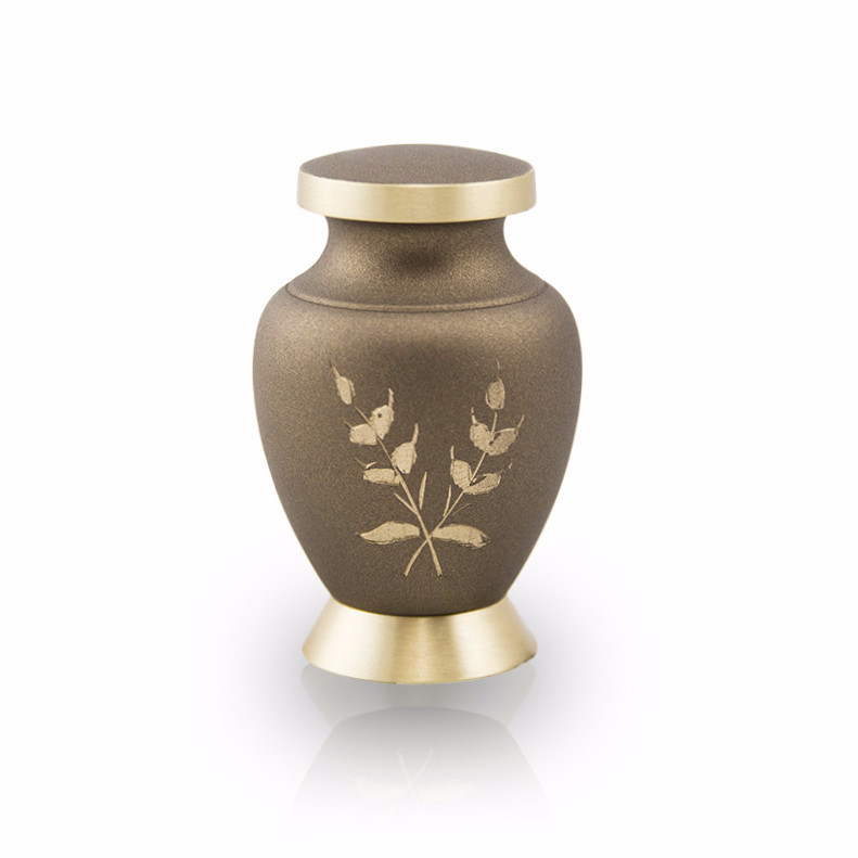 Image of Aria Wheat Cremation Keepsake Brown