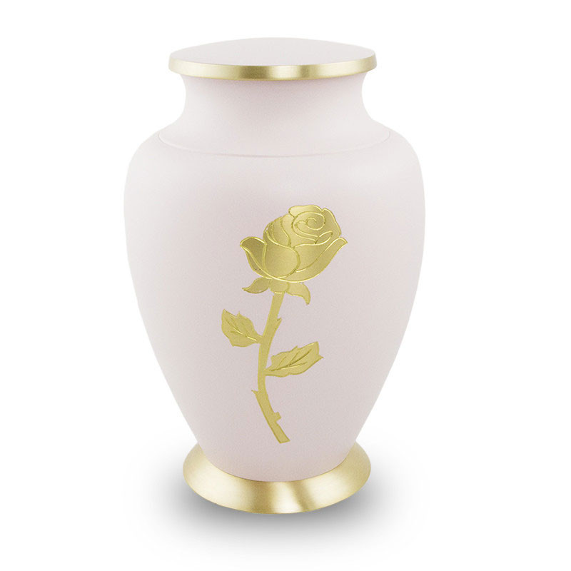 Image of Aria Rose Cremation Urn - Large Red, Urns for Ashes