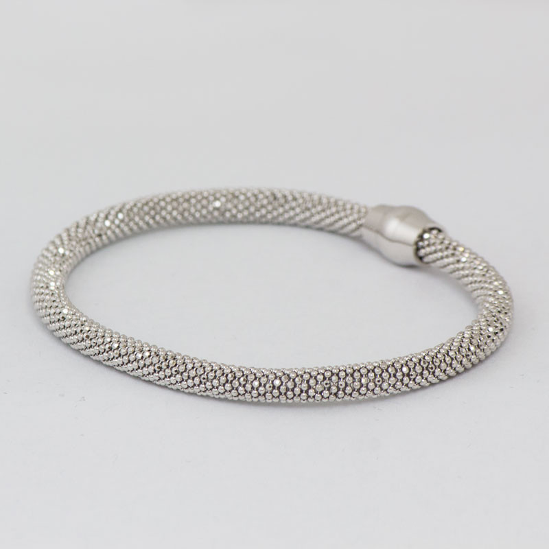 Image of Sterling Silver Rope Bracelet for Cremation Pendant, Jewelry Gray