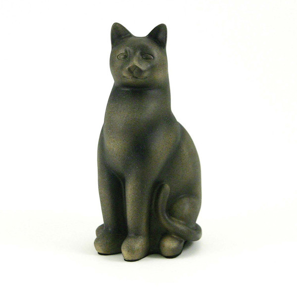 Image of Cat Urn - Grand Cat Cremation Urn - Sable, Urns for Ashes