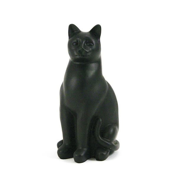 Image of Cat Urn - Grand Cat Cremation Urn - Black, Urns for Ashes