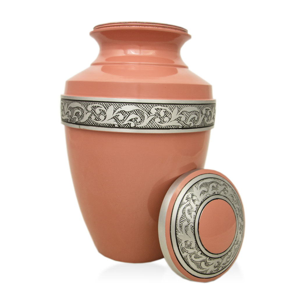 Image of Arielle Heart Urn - Slate Gray, Urns for Ashes