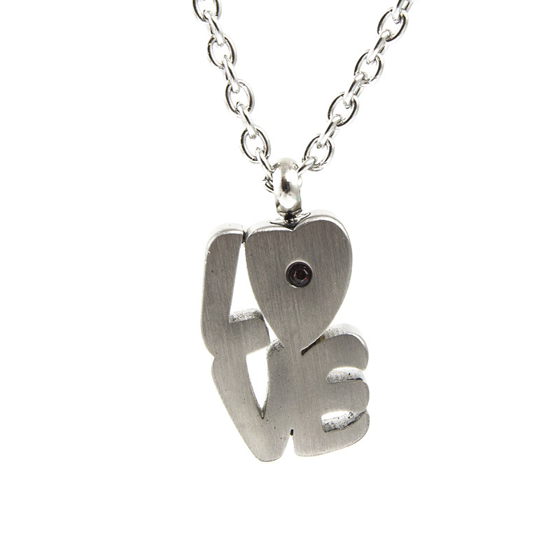 Image of Cremation Pendant - LOVE, Jewelry