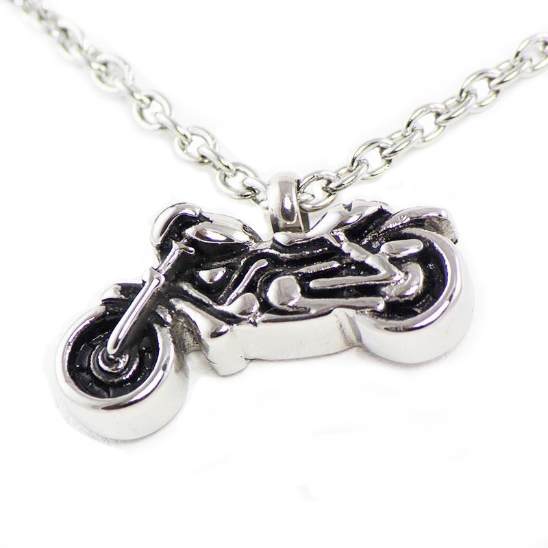 Image of Motorcycle Cremation Necklace