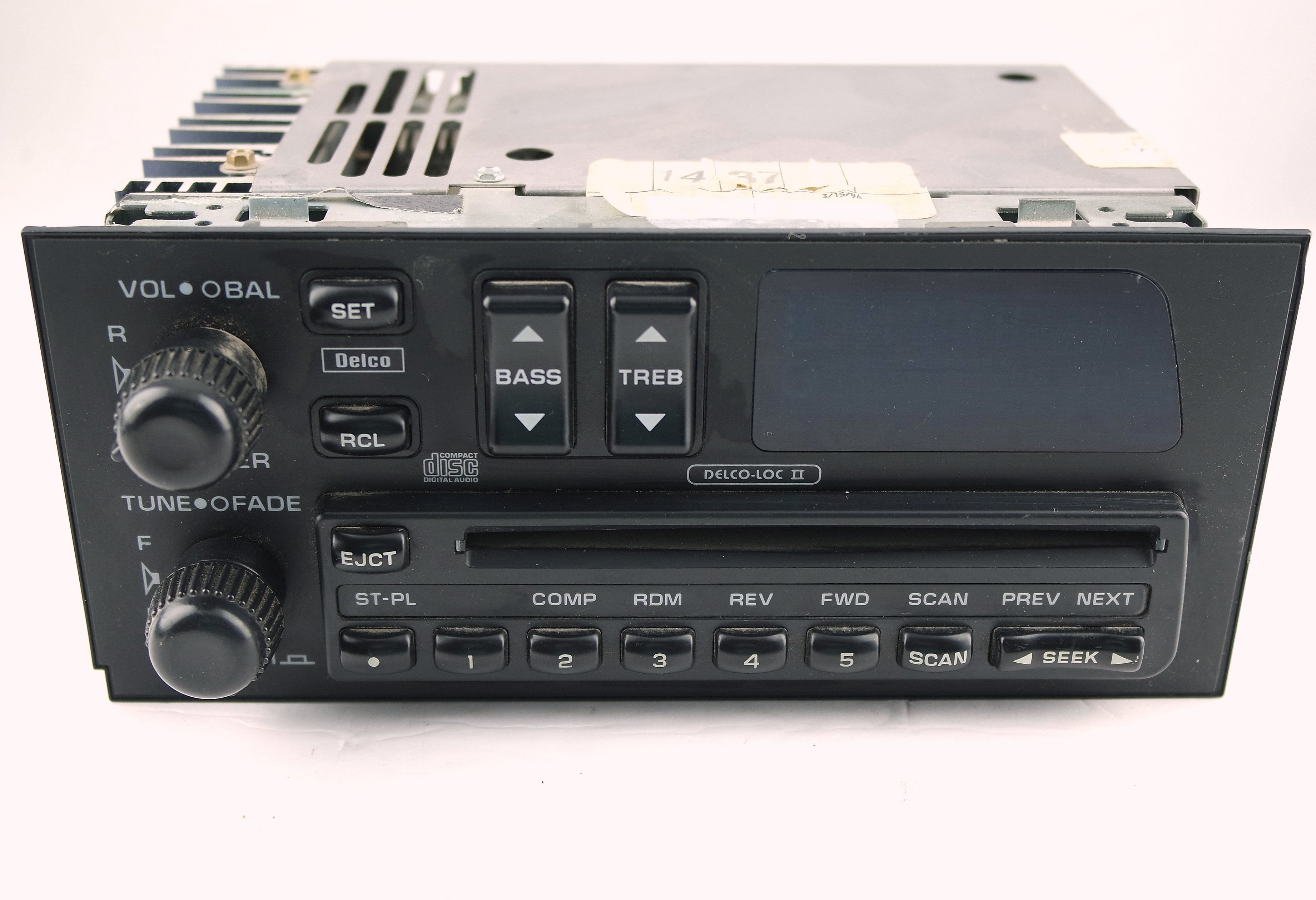 Detalles acerca de Delco Electronics Radio CD Player FM/AM 16181181 ajuste  Chevrolet Camaro 82-96 Usado- mostrar título original