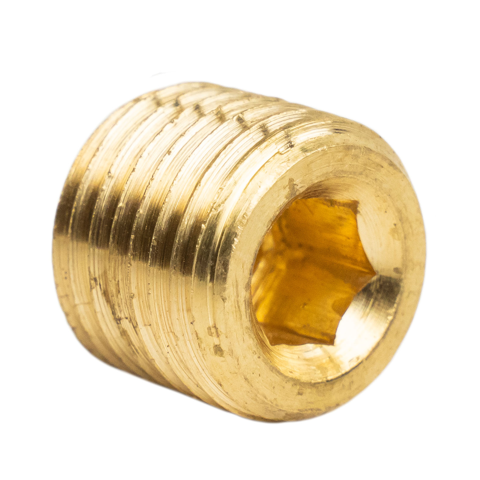 1/4" Pipe Plug Countersunk Hex Head Style Male NPT Brass ...