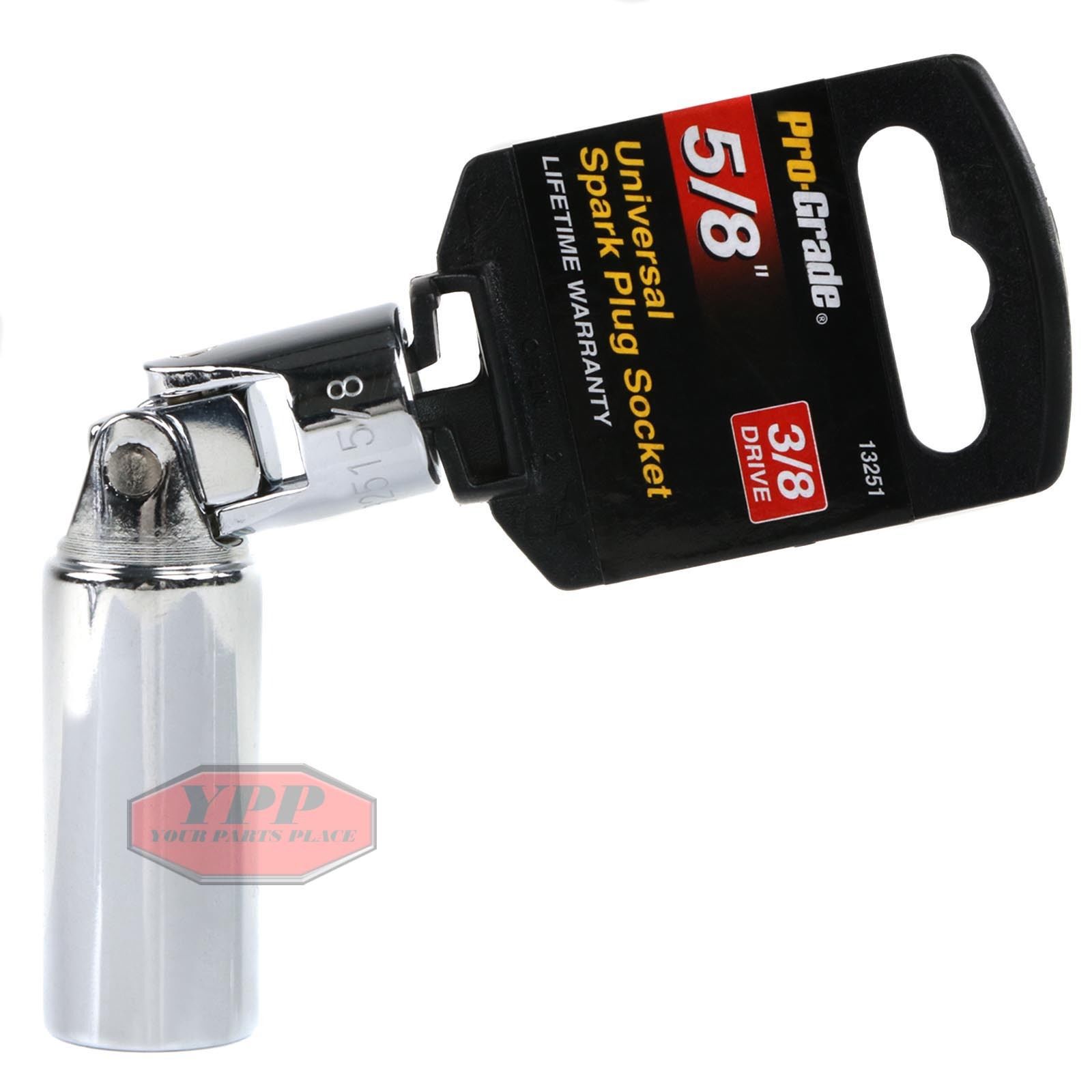 3/8" Drive 5/8" Universal Spark Plug Socket U Joint Flex Swivel Pro