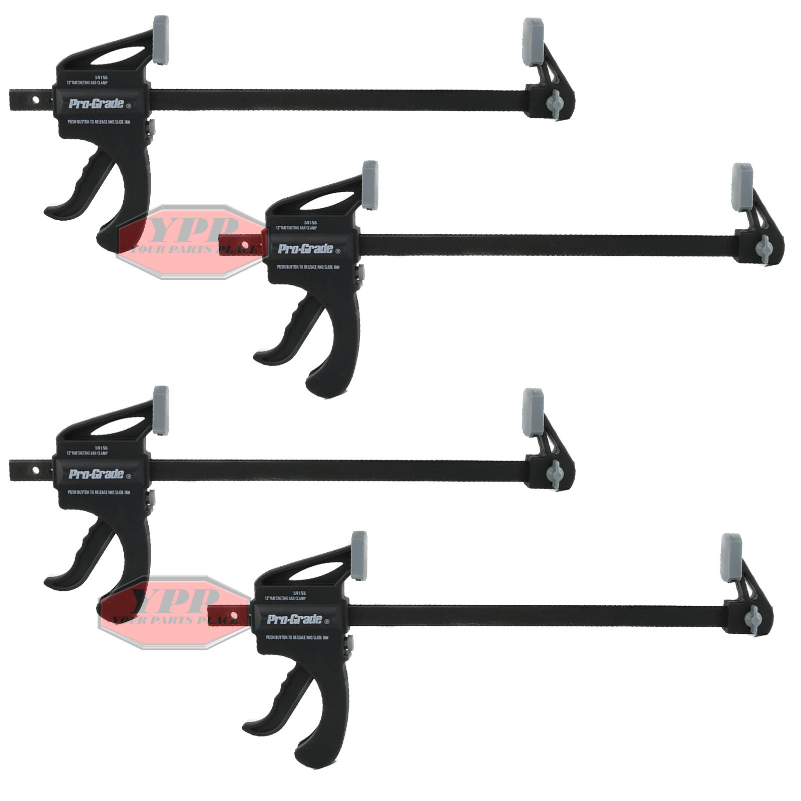 12" Nylon Ratchet Bar Clamp Spreader Heavy Duty Carpenter Woodworking 4