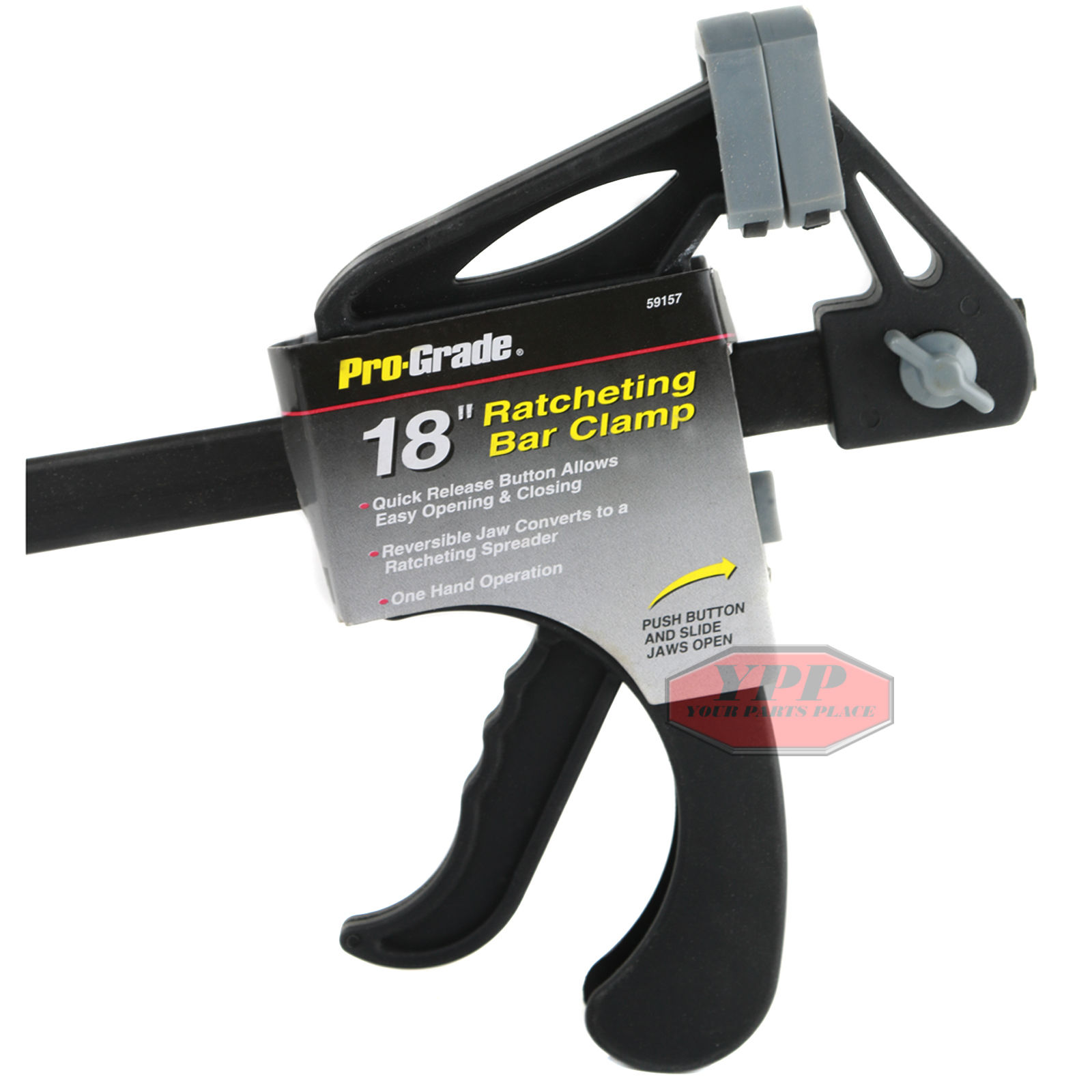Set of 4 18" Nylon Ratchet Bar Clamp Spreader Heavy Duty Carpenter