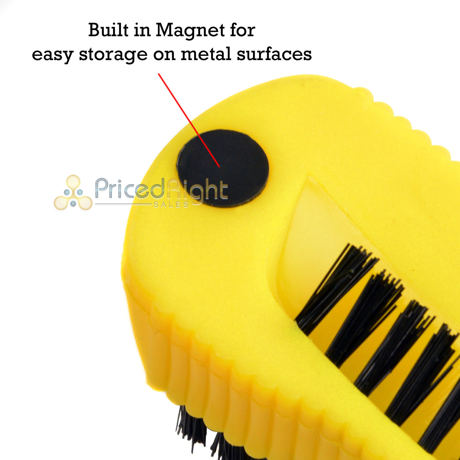 2 in 1 Utility and Fingernail Brush Two Sided Hand Heavy Duty Bristles 60401