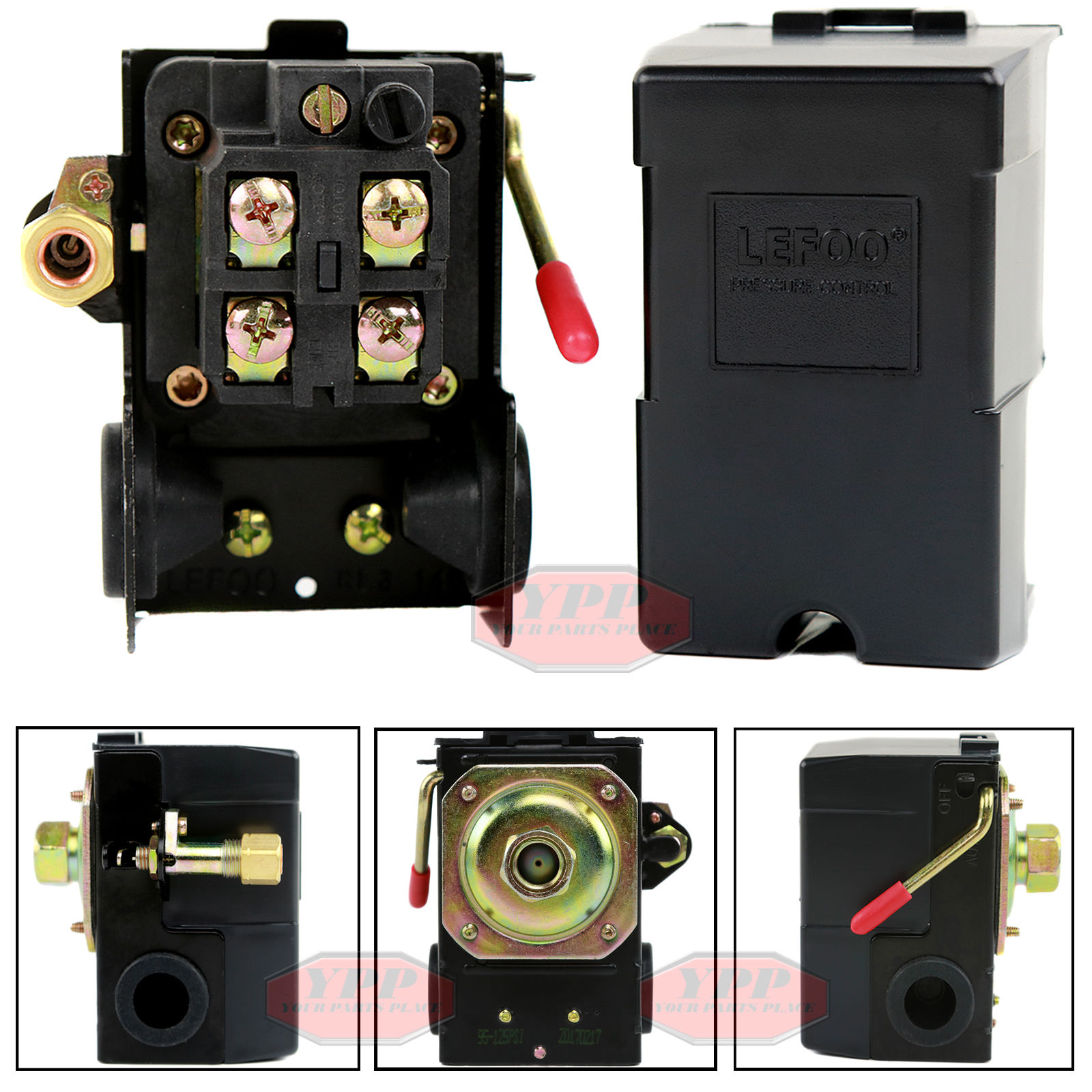 Pressure Control Switch for Air Compressor 95-125psi SINGLE 1 PORT with unloader