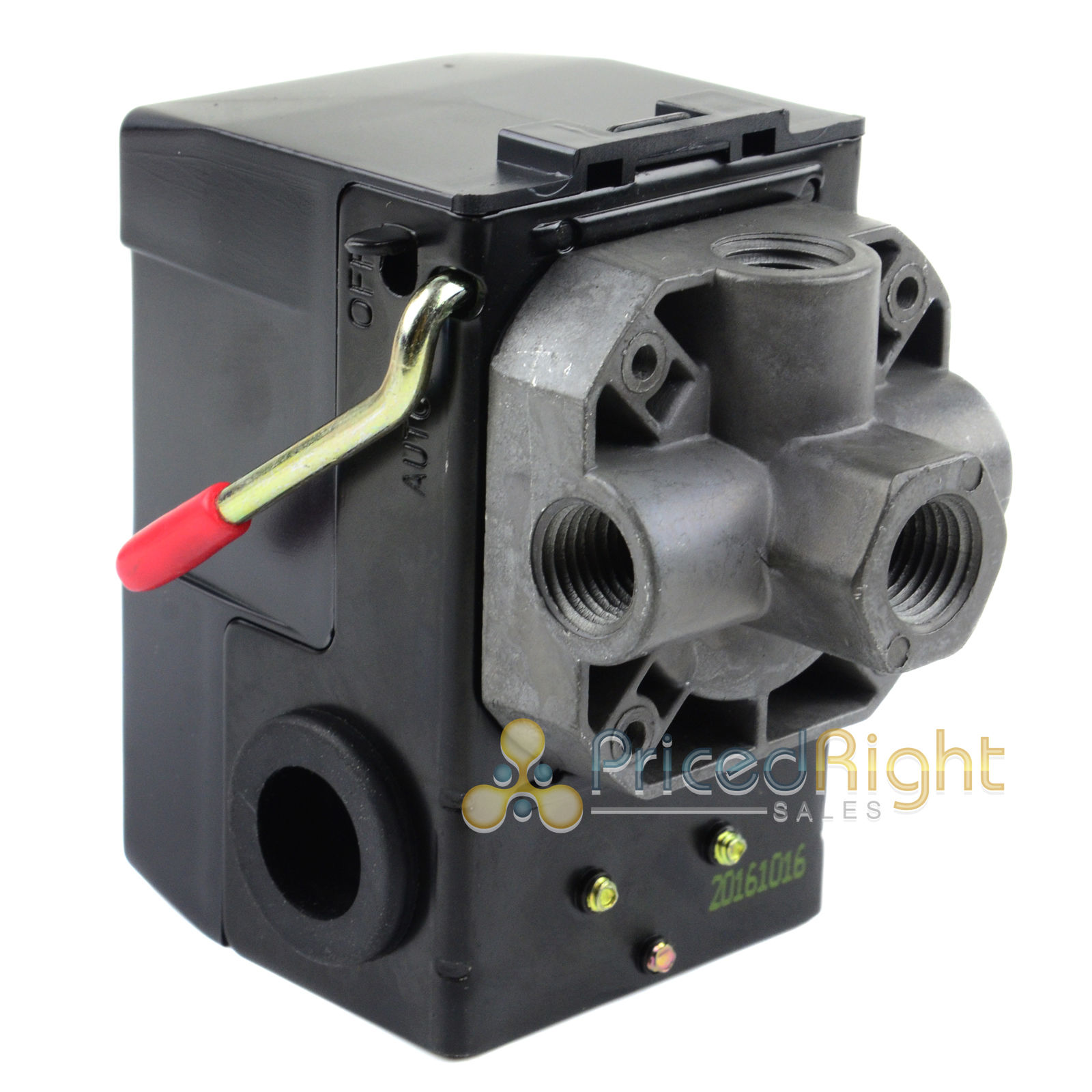 Four Port Air Compressor Pressure Switch Control Valve 145175 PSI w/ Unloader 685650062402 eBay