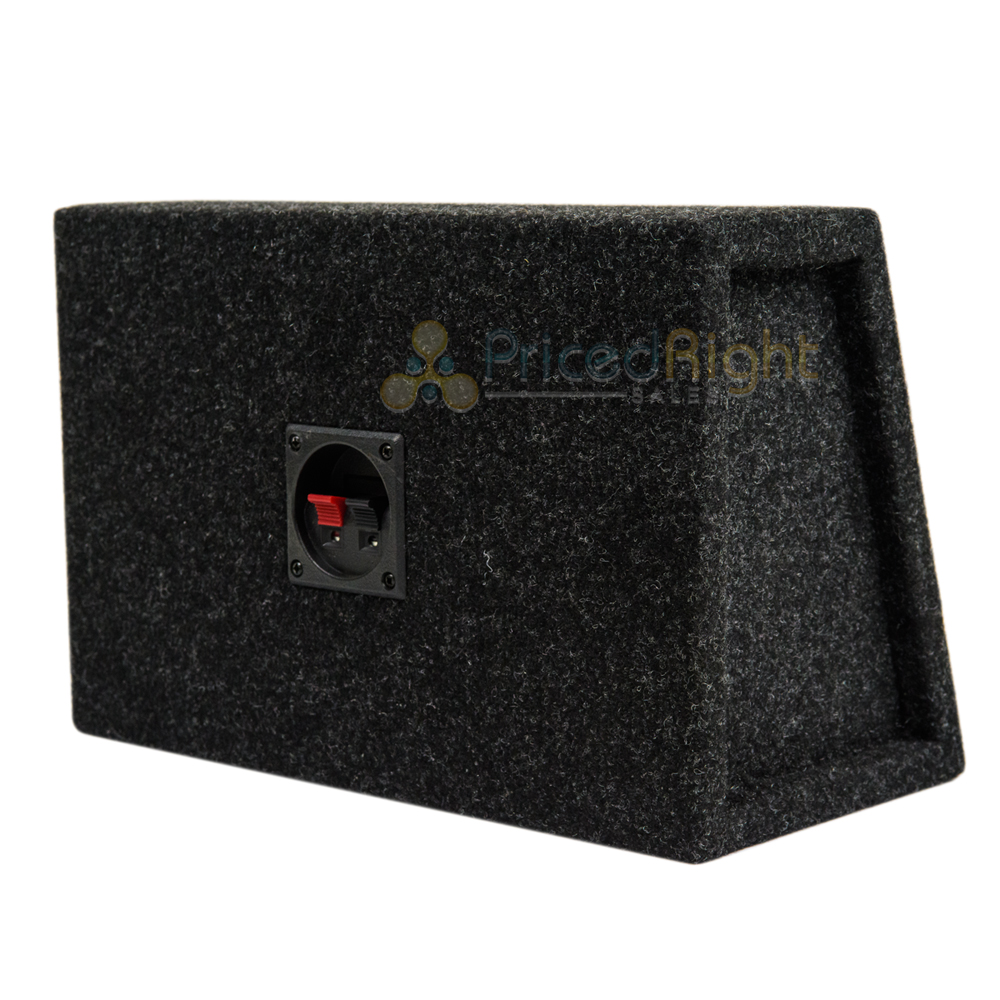 Set of Two 6 x 9" Slanted / Angled Speaker Box / Enclosure MDF Speaker
