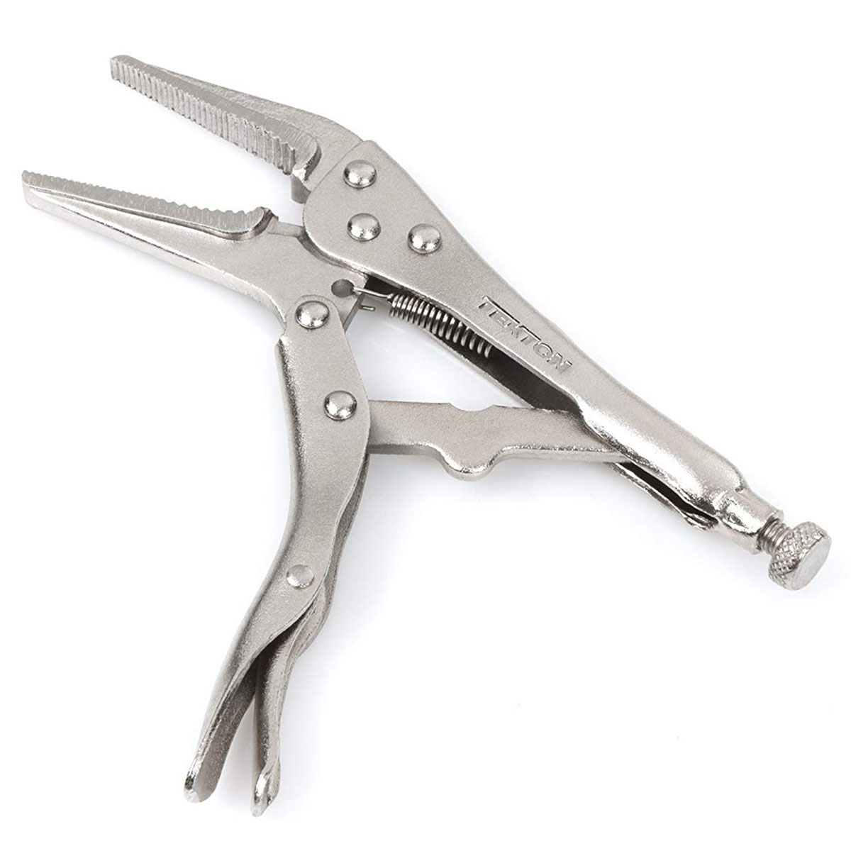 6" Inch Locking Pliers Adjustable Long Nose Needle Nose Steel Tekton