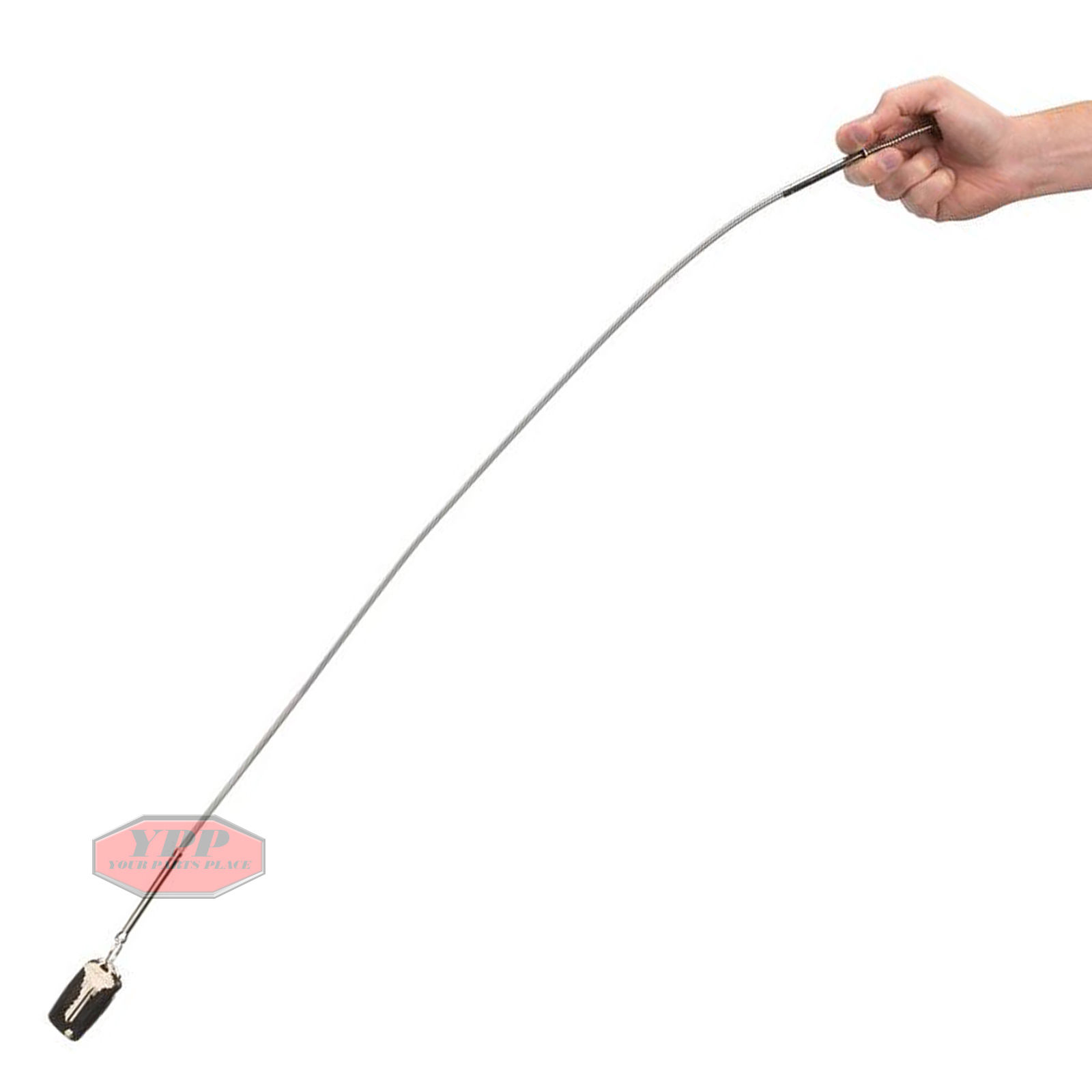 36 Inch Flexible Claw Pickup Tool Long Steel Capture Tight Places