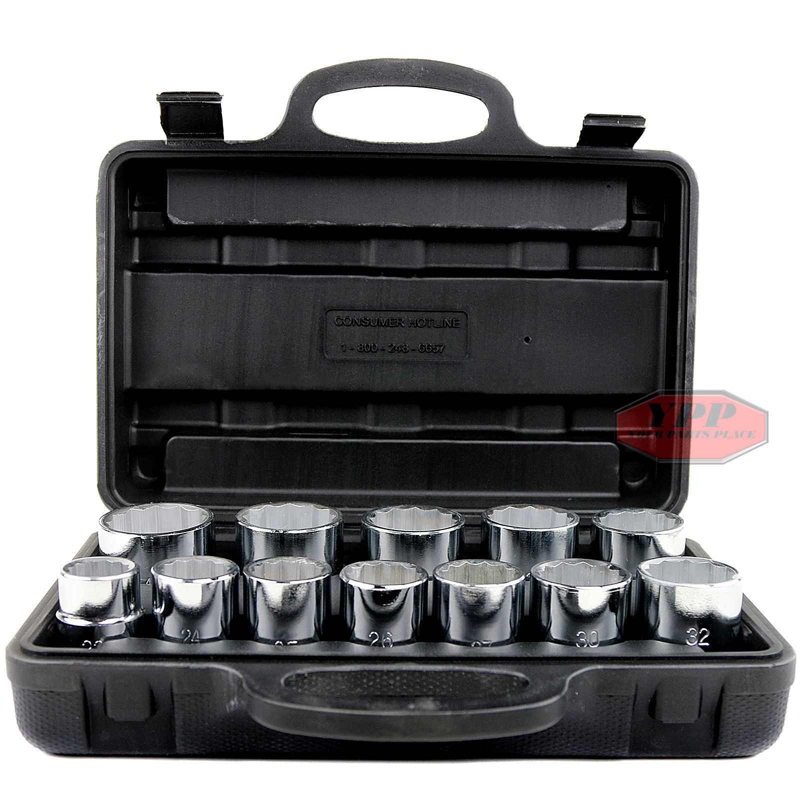 12 Pc 3/4" Drive Socket Set Large 12 Point Metric 2241mm Sizes Harvest