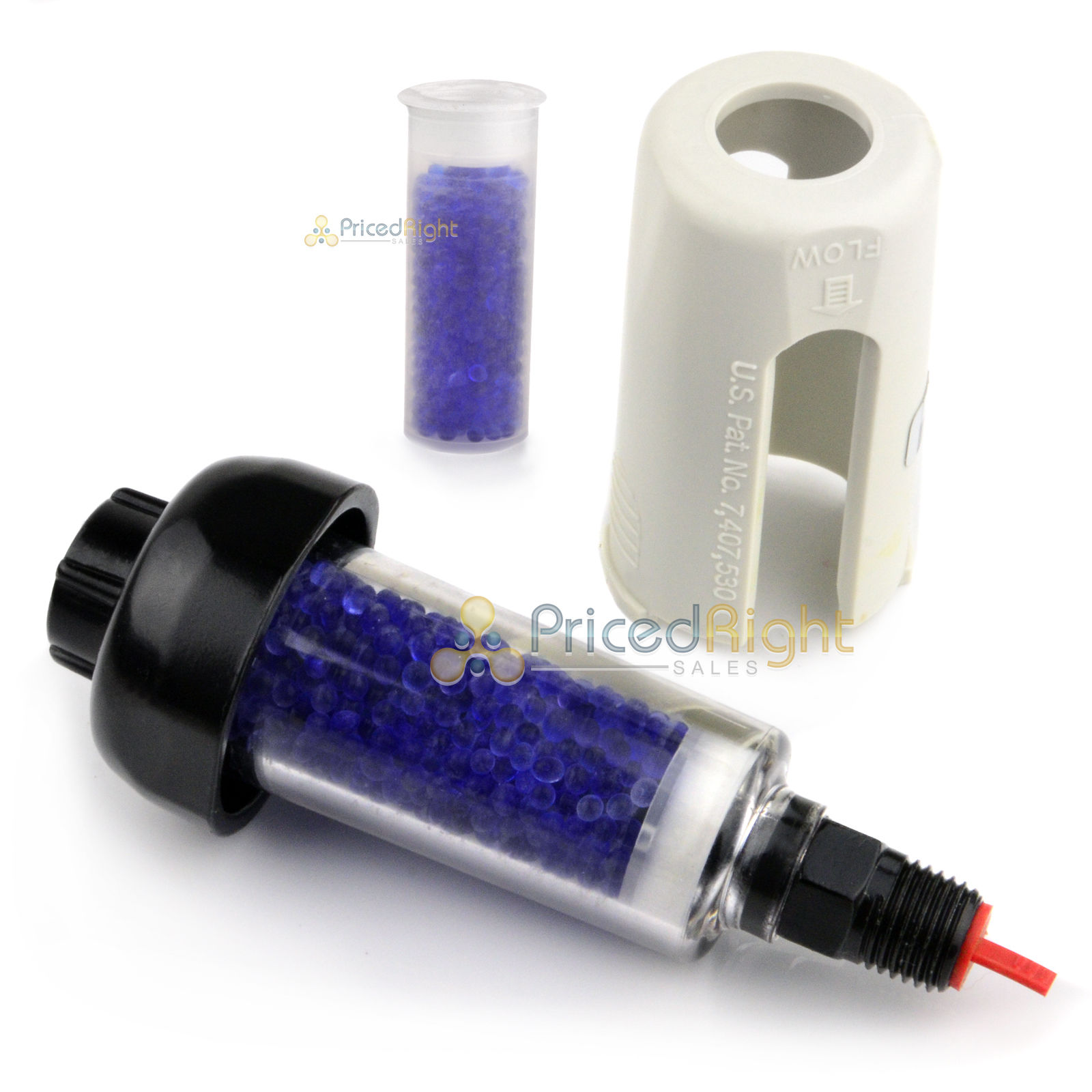 Mini Inline Desiccant Dryer Air Compressor Line 1/4" Line Water & Oil