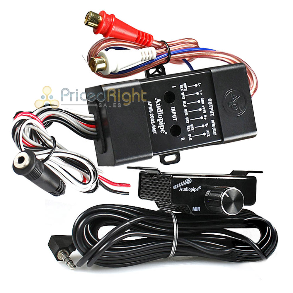 Audiopipe Hi Low Adapter Line Output Converter RCA Out Sub Control APNR