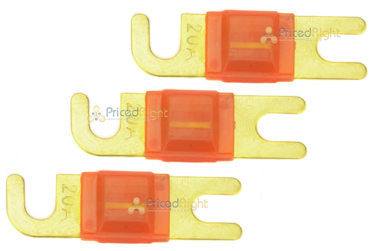 60 AMP MINI ANL FUSES GOLD PLATED INLINE AFC AFS BLADE AUTO HOLDER MANL60 3