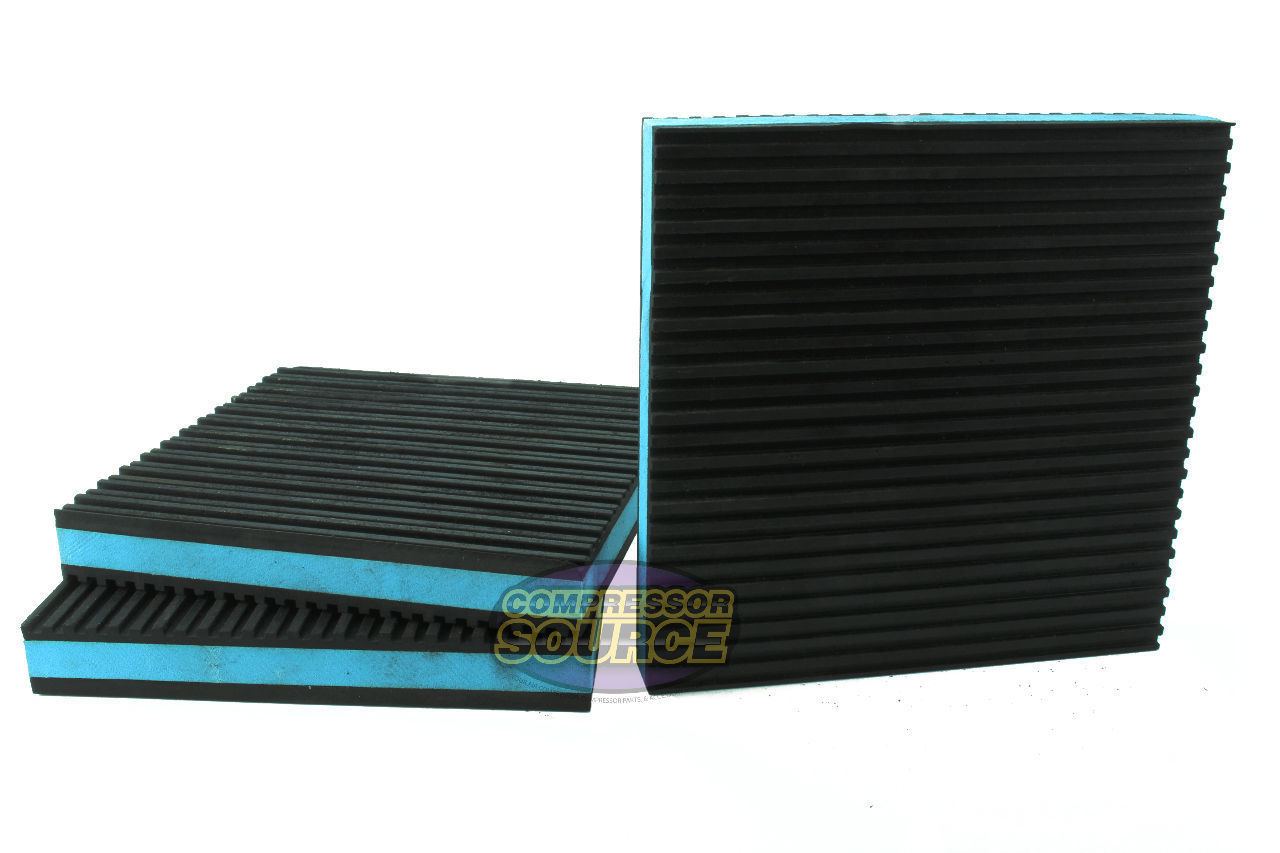 3 Pack Anti Vibration Pads Isolation Dampener Industrial Heavy Duty 6x6x7/8 Blue 685650067575 eBay