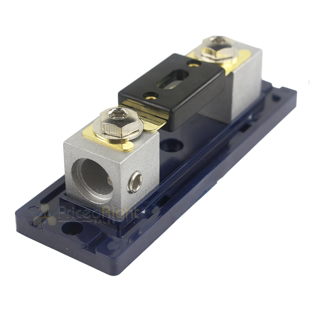 Xscorpion ANL2010G Gold ANL Fuse Holder With 0//2 Ga In//Out W//Adapter