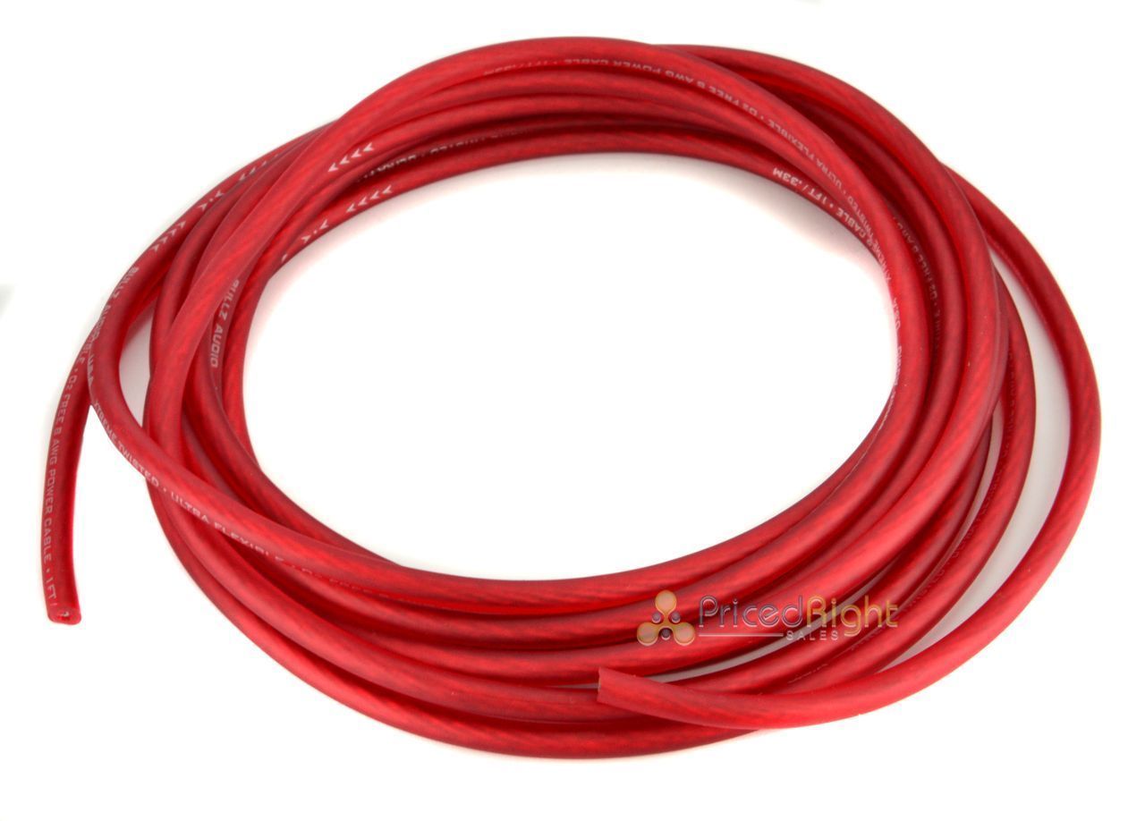 8 Gauge Amplifier Wiring Kit Car Audio Amp 8G Installation Install 1000