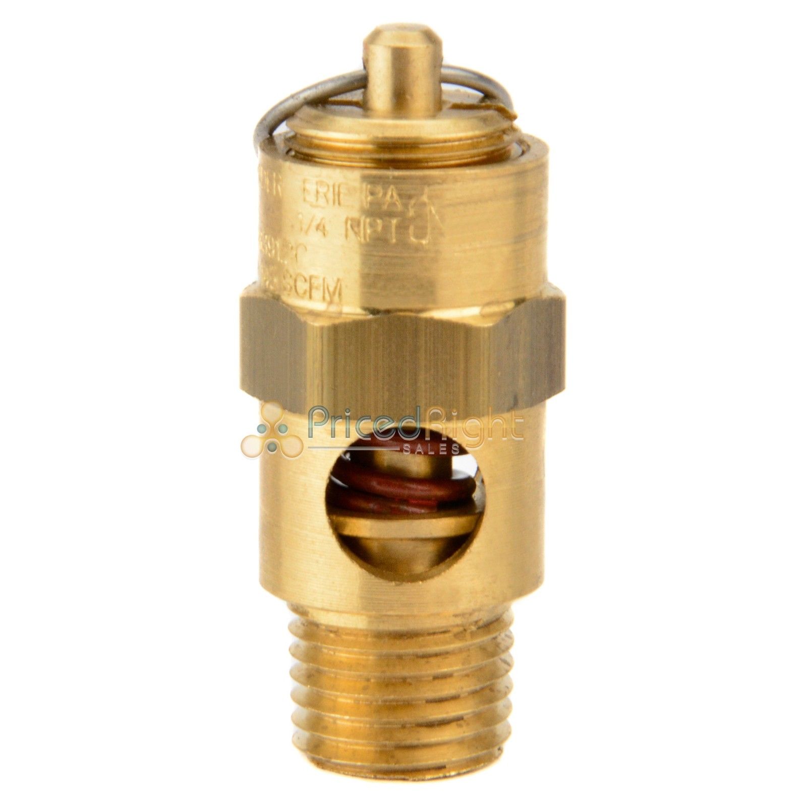 1/4" NPT 200 PSI BRASS SAFETY RELIEF POP OFF PRESSURE VALVE TANK COMPRESSOR hydraulic relief